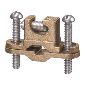 Arlington 717DB 3/8in to 1in Bronze Bare Wire Ground Clamp with Open Lug (Pack of 100)