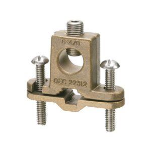 Arlington 718DB 3/8in to 1in Bronze Bare Wire Ground Clamp with Closed Lug (Pack of 100)