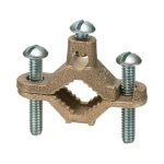 Arlington 720B 1/2 to 1in Bare Wire Ground Clamps Solid Brass with Steel Screws (Pack of 100)
