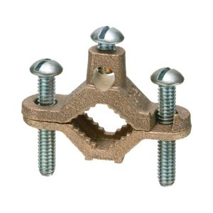 Arlington 720S 1/2 to 1in Bare Wire Ground Clamp Brass (Pack of 100)