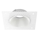Luxrite AS50217 AKLOW TRIMLESS WHITE ROUND TRIM CANLESS SPOTLIGHT
