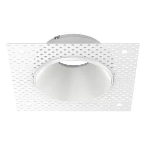 Luxrite AS50217 AKLOW TRIMLESS WHITE ROUND TRIM CANLESS SPOTLIGHT