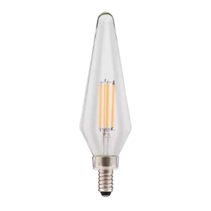 Luxrite LR21670 4.5W CRYSTAL FILAMENT CHANDELIER BULB - E12 2700K