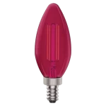 Luxrite LR21741 E12 4.5W PURPLE FILAMENT TORPEDO