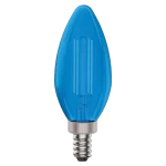 Luxrite LR21743 E12 4.5W BLUE FILAMENT TORPEDO