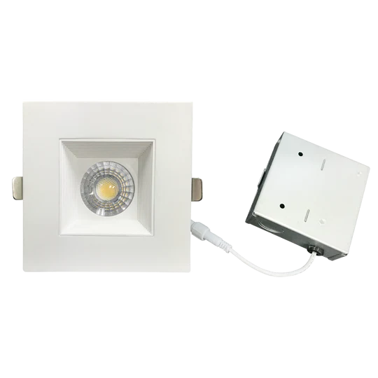 Luxrite LR23267 4" REGRESSED SQUARE 5CCT CANLESS SPOTLIGHT - Image 2