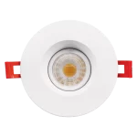 Luxrite LR23268 3" REGRESSED GIMBAL ROUND 5CCT CANLESS SPOTLIGHT