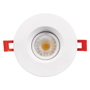 Luxrite LR23268 3" REGRESSED GIMBAL ROUND 5CCT CANLESS SPOTLIGHT