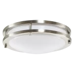 Luxrite LR23281 12" DOUBLE RING SURFACE MOUNT 5CCT CHROME