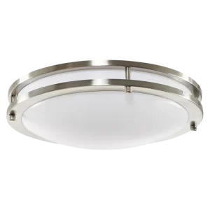 Luxrite LR23282 14" DOUBLE RING SURFACE MOUNT 5CCT CHROME