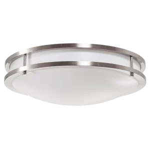 Luxrite LR23283 16" DOUBLE RING SURFACE MOUNT 5CCT CHROME