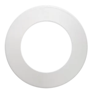 Luxrite LR23434 2" REGRESSED INTERCHANGEABLE CANLESS SPOTLIGHT ROUND WHITE TRIM
