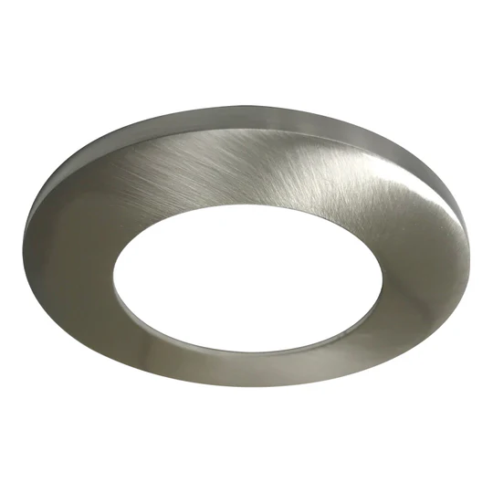 Luxrite LR23435 2" REGRESSED INTERCHANGEABLE CANLESS SPOTLIGHT ROUND BRUSHED NICKEL TRIM - Image 2