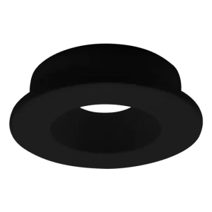 Luxrite LR23461 1" REGRESSED 5CCT INTERCHANGEABLE CANLESS SPOTLIGHT ROUND BLACK TRIM