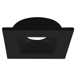 Luxrite LR23463 1" REGRESSED 5CCT INTERCHANGEABLE CANLESS SPOTLIGHT BLACK WHITE TRIM