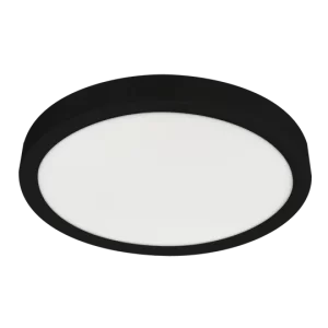 Luxrite LR23524 7” SLIM SURFACE MOUNT 5 CCT SELECTABLE - BLACK FINISH