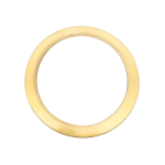 Luxrite LR23675 5" SLIM SURFACE MOUNT TRIM BRASS