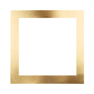 Luxrite LR23678 4" SLIM SURFACE MOUNT TRIM BRASS