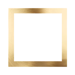 Luxrite LR23684 6" SLIM SURFACE MOUNT TRIM BRASS