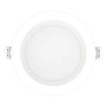 Luxrite LR23731 4" MINI PANEL ROUND 5CCT BAFFLED CANLESS WAFER SPOTLIGHT