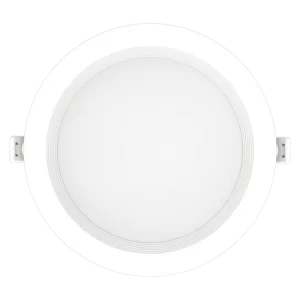 Luxrite LR23732 6" MINI PANEL ROUND 5CCT BAFFLED CANLESS WAFER SPOTLIGHT