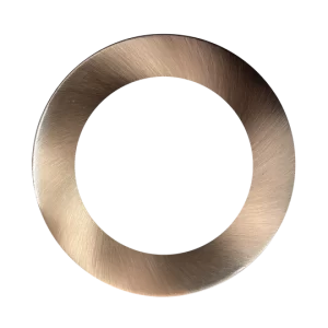 Luxrite LR23778 6" MINI PANEL ROUND TRIM BRONZE FOR CANLESS WAFER SPOTLIGHT