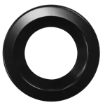 Luxrite LR23792 4" DOWNLIGHT RETROFIT ROUND TRIM BLACK