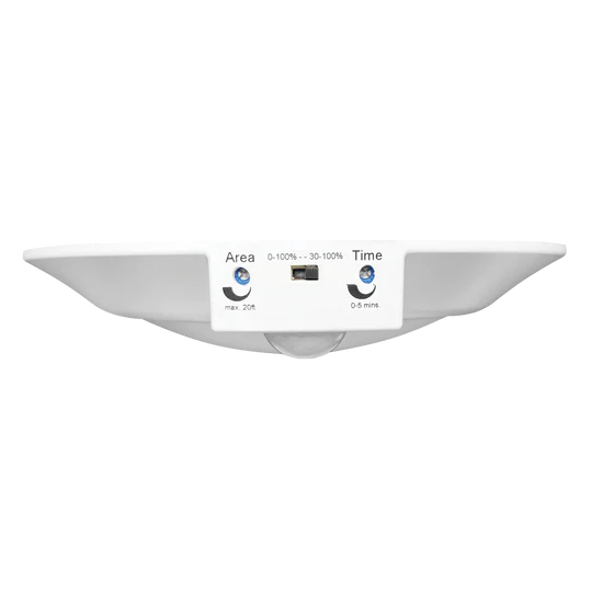 Luxrite LR23880 6" DISK LIGHT ADJUSTABLE MOTION SENSOR - CCT SELECTABLE - Image 2