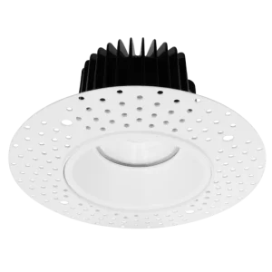 Luxrite LR24920 4" ROUND TRIMLESS 5CCT CANLESS SPOTLIGHT