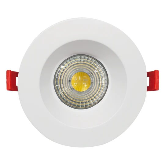Luxrite LR24952 4" REGRESSED 5CCT INTERCHANGEABLE CANLESS SPOTLIGHT ROUND SMOOTH TRIM - Image 2