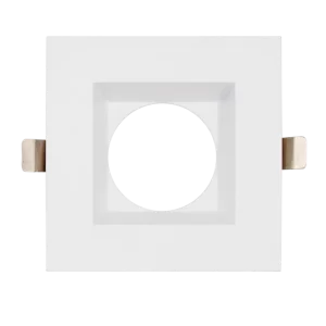 Luxrite LR24994 5" SQUARE TRIM REPLACEMENT - WHITE FINISH
