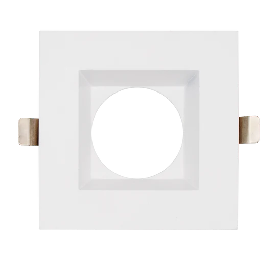 Luxrite LR24994 5" SQUARE TRIM REPLACEMENT - WHITE FINISH