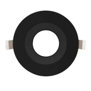 Luxrite LR24998 6" ROUND TRIM REPLACEMENT - BLACK FINISH