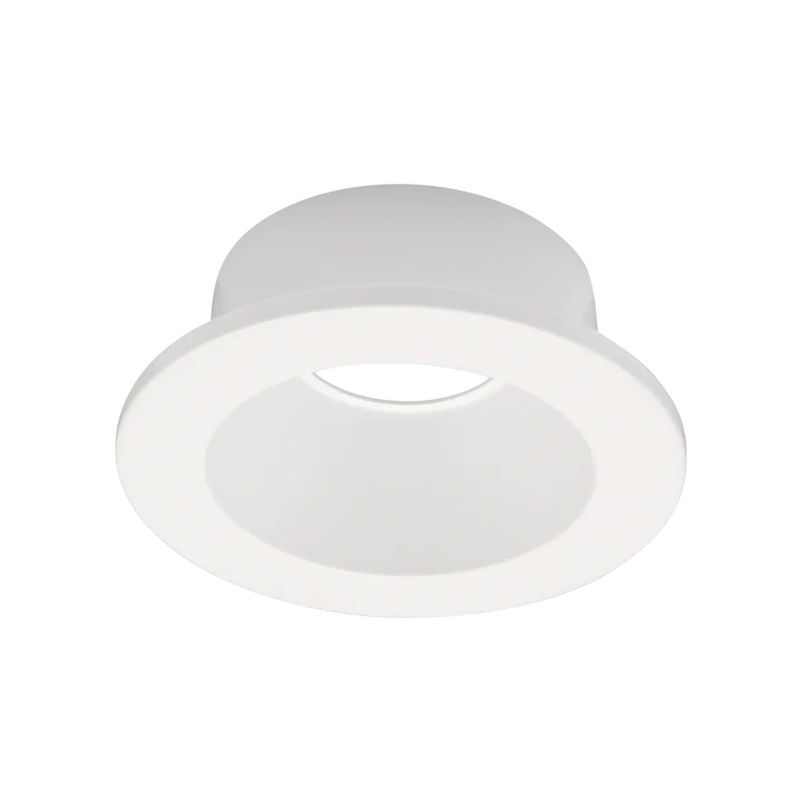 Luxrite LR25022 2" INTERCHANGEABLE TRIM - ROUND WHITE FINISH