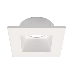 Luxrite LR25024 2" INTERCHANGEABLE TRIM - SQUARE WHITE FINISH