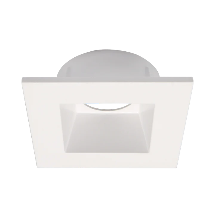 Luxrite LR25024 2" INTERCHANGEABLE TRIM - SQUARE WHITE FINISH