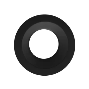 Luxrite LR25109 3" REGRESSED INTERCHANGEABLE TRIM - BLACK FINISH