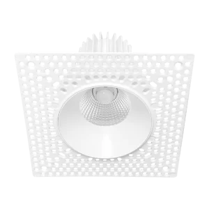 Luxrite LR25450 3" REGRESSED TRIMLESS PUSH N' LOCK SPOTLIGHT WHITE FINISH - CCT SELECTABLE