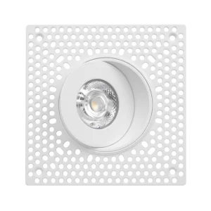 Luxrite LR25452 3" FLOATING GIMBAL PUSH N' LOCK TRIMLESS SPOTLIGHT - CCT SELECTABLE