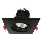 Luxrite LR32181 SINGLE HEAD GIMBAL 5CCT BLACK CANLESS SPOTLIGHT