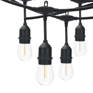 Luxrite LR40030 24' PLUG IN STRING LIGHTS - 2200K