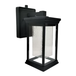Luxrite LR40306 BUBBLE GLASS LED LANTERN - CCT SELECTABLE W/PHOTOCELL SENSOR