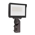 Luxrite LR40375 150W UNIVERSAL FLOOD LIGHT SLIPFITTER & YOKE MOUNT - CCT & WATTAGE SELECTABLE