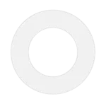Luxrite LR41021 GOOF RING 4.25-5.75" WHITE