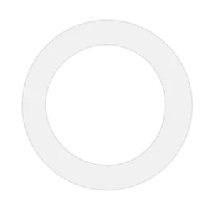 Luxrite LR41023 GOOF RING 6-8" WHITE