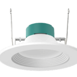 Portor Lighting PT-DLR-S-6I-14-5C3P-2 LED CCT and Power Selectable 5”/6” Smooth Retrofit Recessed Downlight