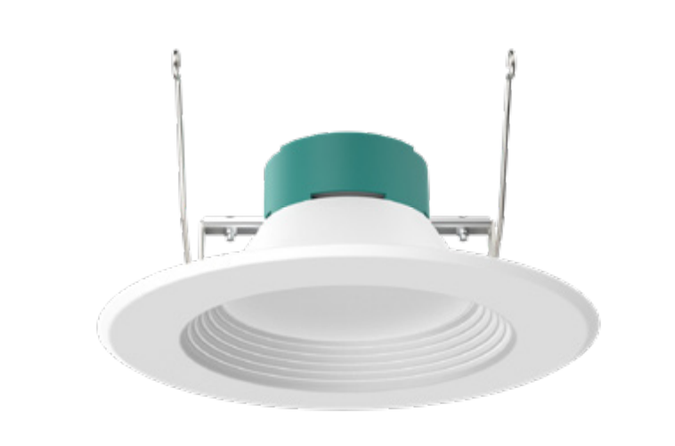 Portor Lighting PT-DLR-S-6I-14-5C3P-2 LED CCT and Power Selectable 5”/6” Smooth Retrofit Recessed Downlight