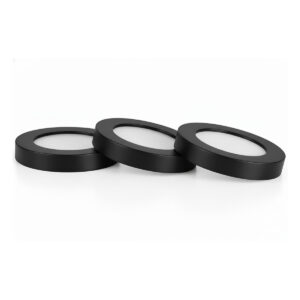 NSL EPL-SR-WW-BK LED Edgelit Puck Lights Round Black finish