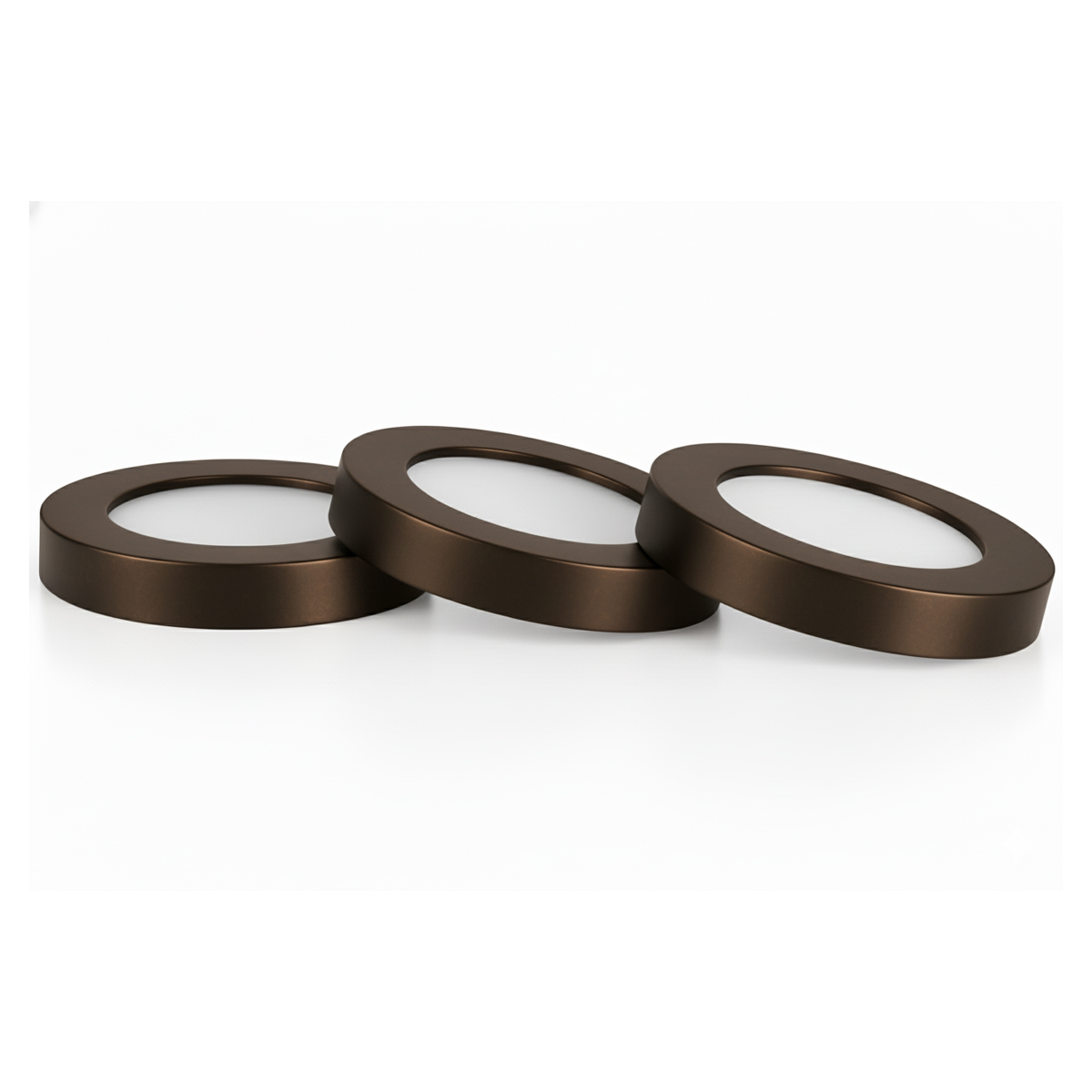 NSL EPL-SR-WW-BZ LED Edgelit Puck Lights Round Bronze finish