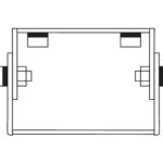 NSL FL-TR CCT Adjustable 120V Mini Flood Light Trunnion Mount Bracket 15W 30W 50W